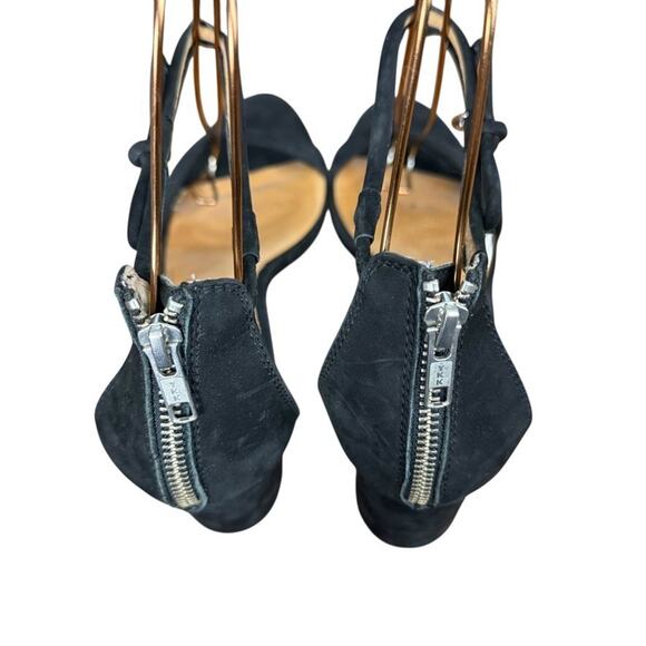 Corso Como Ankle Strap Chunky Block Heels Open Toe Leather Shoes Womens sz 11 - Picture 11 of 16